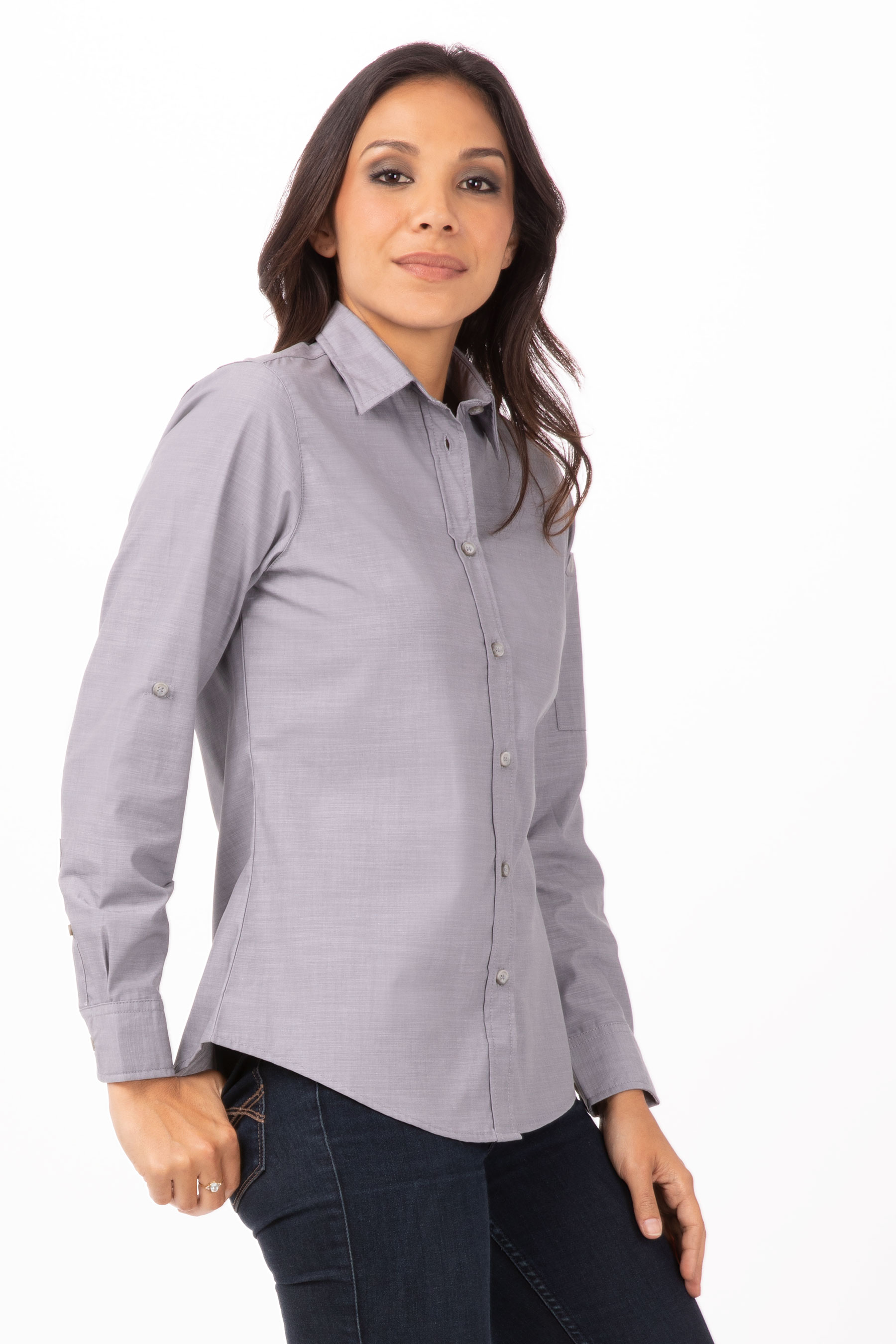 CHAMBRAY Damenbluse