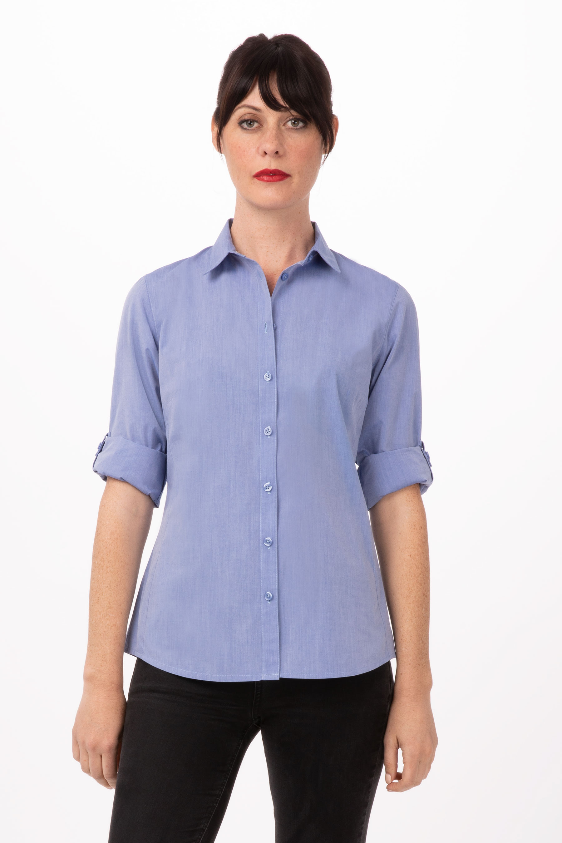 MODERN CHAMBRAY Damenbluse